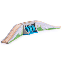 Waterfall Bridge Wooden Train Accessory – Fits All Wooden Railway Brands