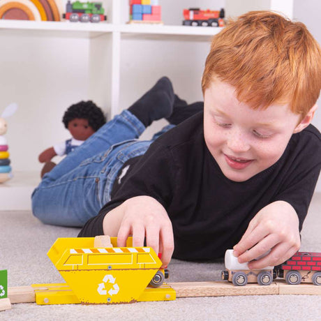 Recycling Skip Wooden Train Accessory – Compatible with Wooden Railways