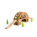 Rickety Bridge – Collapsing Wooden Train Track Accessory for Kids