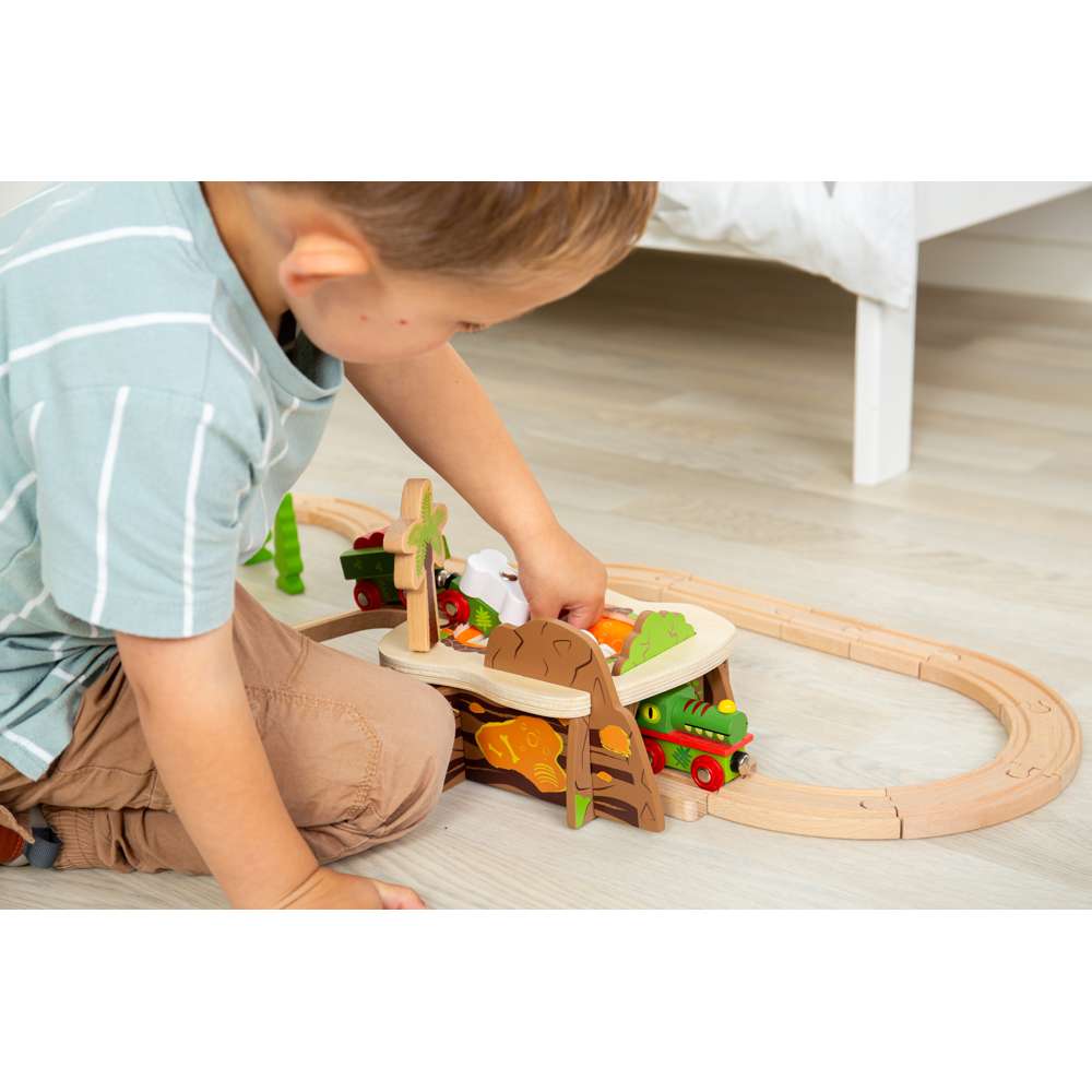 Lava Pit Wooden Train Set Accessory – Compatible with Wooden Railways