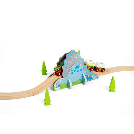 Dino Riser Tunnel – Dinosaur Train Set Accessory for Wooden Railways