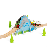 Dino Riser Tunnel – Dinosaur Train Set Accessory for Wooden Railways