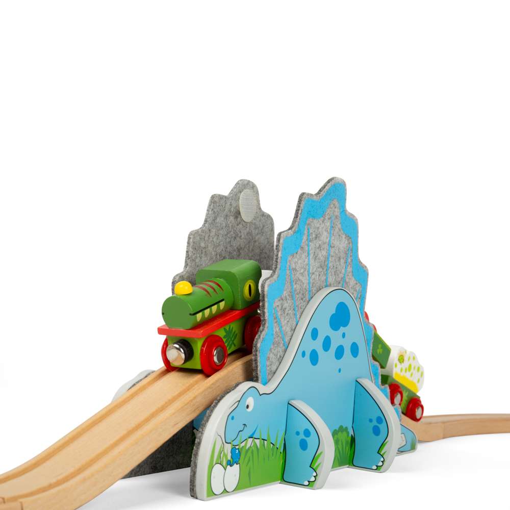 Dino Riser Tunnel – Dinosaur Train Set Accessory for Wooden Railways