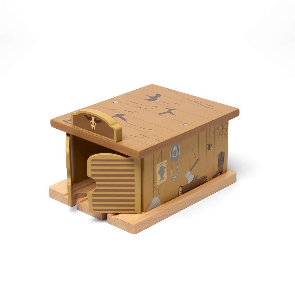 りんご TS-600 RJX-601 2台セット Wild West Saloon Tunnel | Wooden Train Accessories | Bigjigs Rail