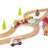 Tea Cup Turntable – Wooden Train Fairground Accessory for Railway Sets