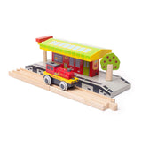 Mighty Red Loco Battery Operated Engine – Wooden Railway Train Compatible