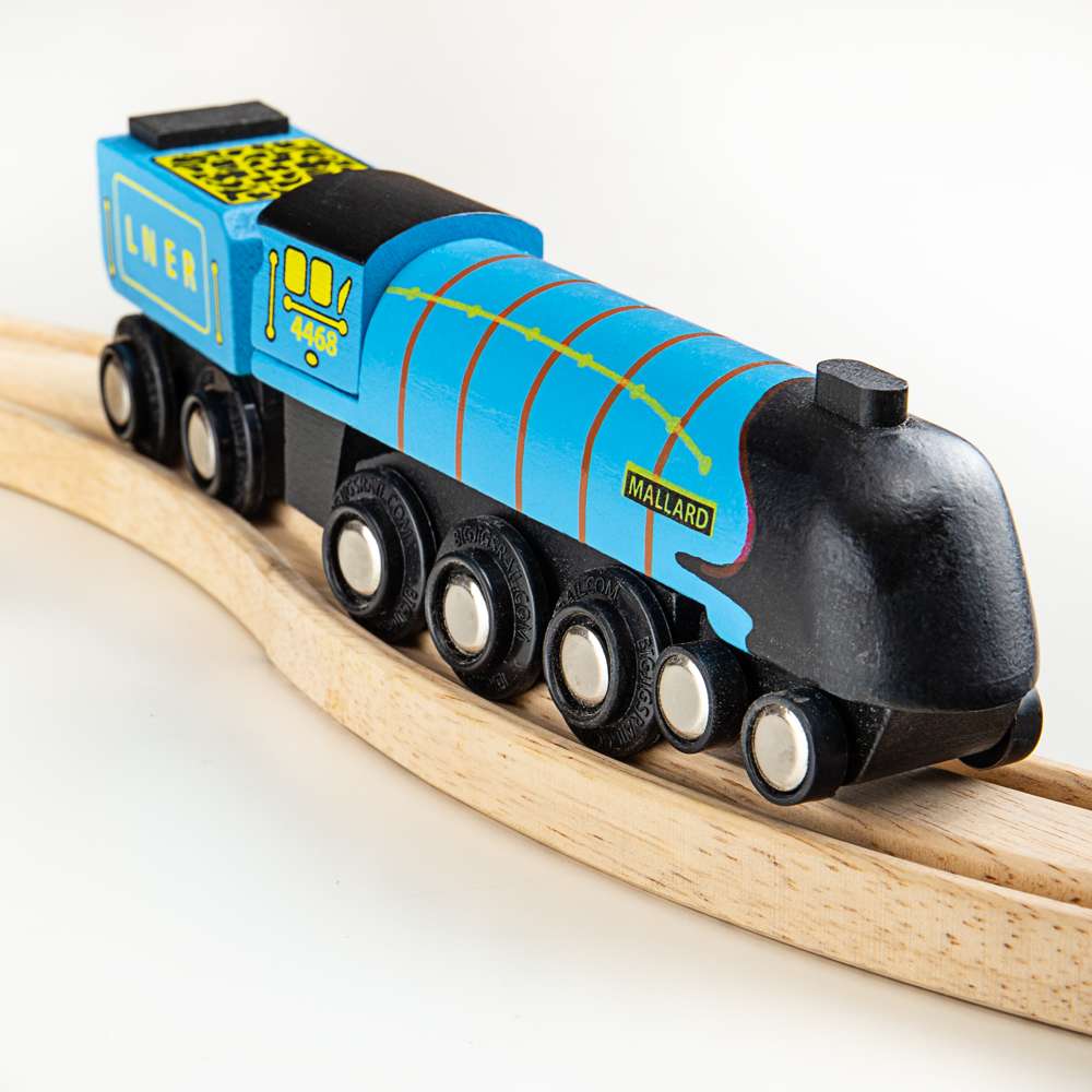 Mallard Wooden Train Engine – Heritage Collection Compatible with Railway Sets