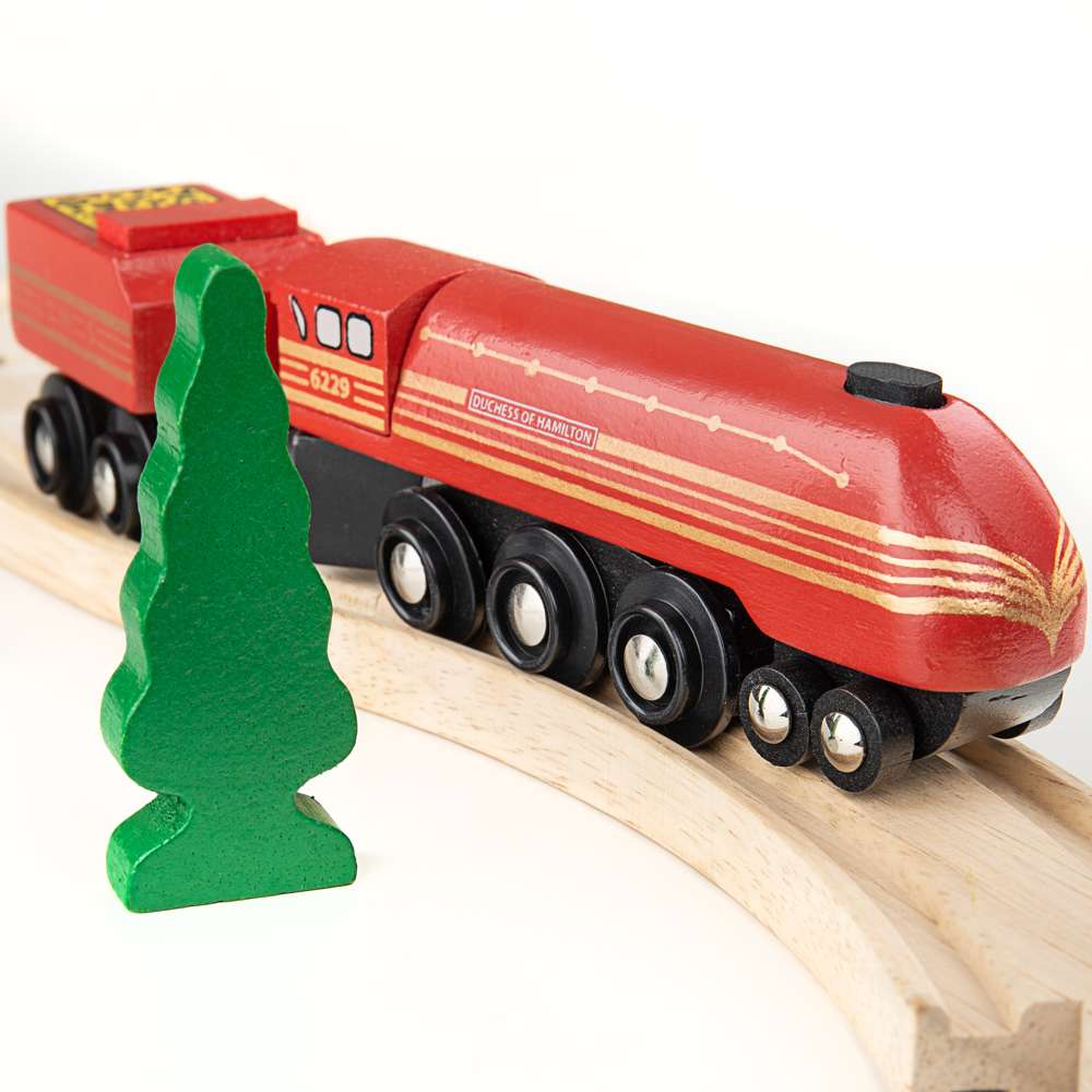 Duchess of Hamilton Wooden Train – Heritage Collection, Magnetic Couplings