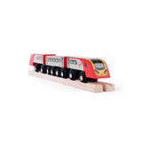 Virgin Trains Pendolino Toy Train – Wooden Railway Engine & Carriage Set