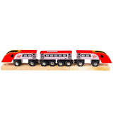 Virgin Trains Pendolino Toy Train – Wooden Railway Engine & Carriage Set