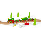 Dinosaur Railway Engine & Carriages – Wooden Train Set Compatible Toy