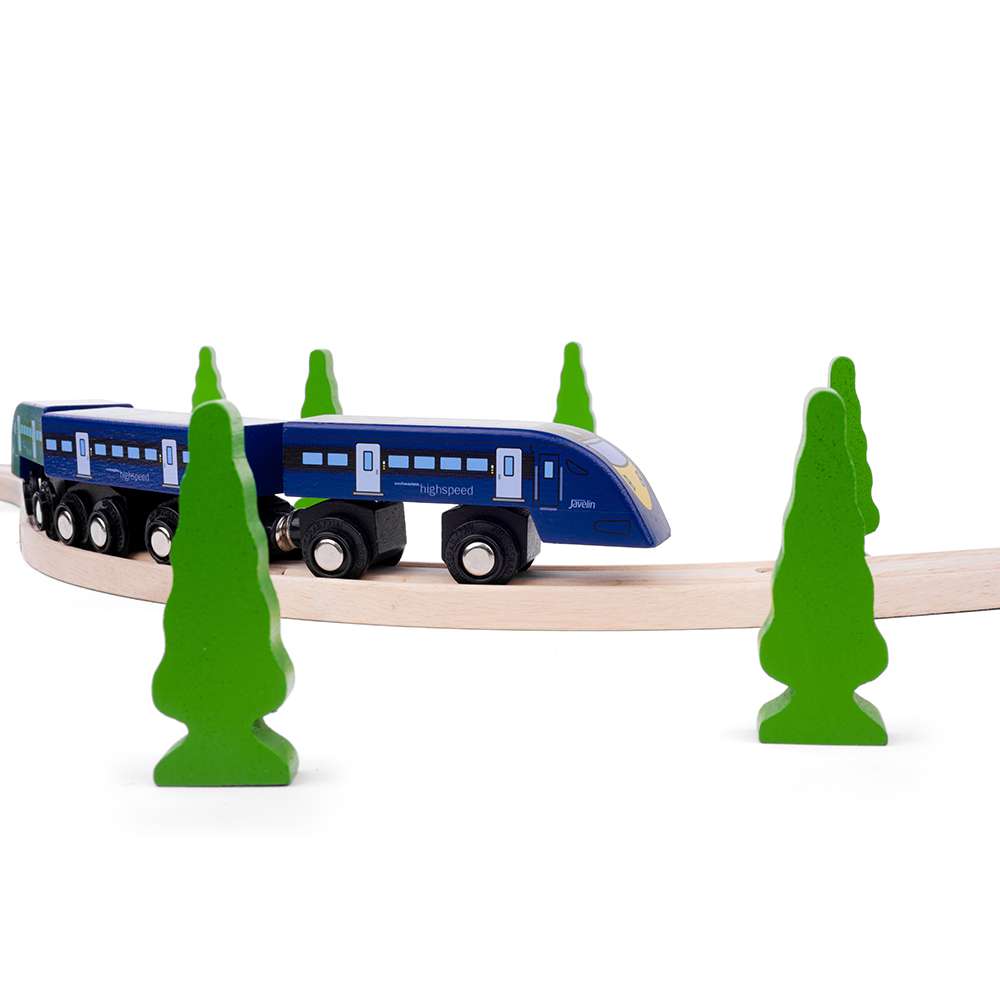 High Speed One Wooden Train – Compatible with Wooden Railway Sets