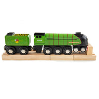 Heritage Collection Eisenhower – Wooden Train Engine Replica by Bigjigs Rail