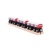 London Underground Train Toy – Wooden Replica for Train Sets & Railway Play