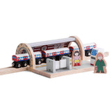 London Underground Train Toy – Wooden Replica for Train Sets & Railway Play
