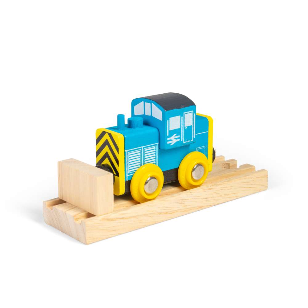 Wooden Class 7 Diesel Shunter – Compatible Train Engine Toy Replica
