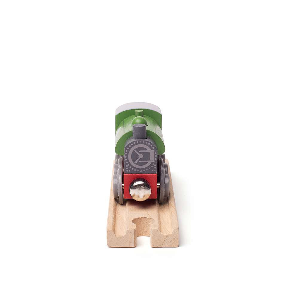 GWR Saddle Tank Toy Train Engine – Wooden Railway Compatible, Green