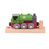 GWR Saddle Tank Toy Train Engine – Wooden Railway Compatible, Green