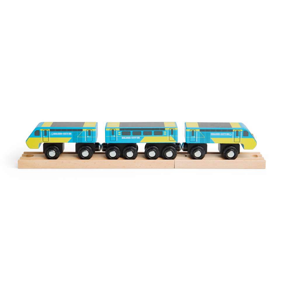 Intercity 125 Wooden Toy Train – Classic British Heritage Locomotive