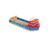 Train Ferry – Wooden Railway Accessory with Folding Ramp for Train Sets