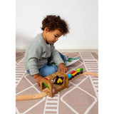 Monster Tunnel – Wooden Train Track Accessory for Kids, Fits Major Brands