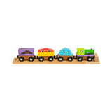 Monster Train Wooden Toy Engine & Carriages – Compatible with Wooden Railway