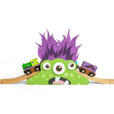Monster Bridge – Wooden Train Track Accessory for Kids, Three-Eyed Monster Toy