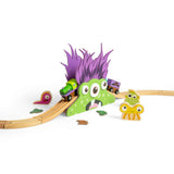 Monster Bridge – Wooden Train Track Accessory for Kids, Three-Eyed Monster Toy
