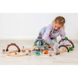 Space Train Set For Kids with Astronauts and Accessories – 40 Piece Playset