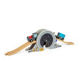 Bigjigs Rail Galaxy Bridge: Wooden Space Train Bridge & Porthole Tunnel