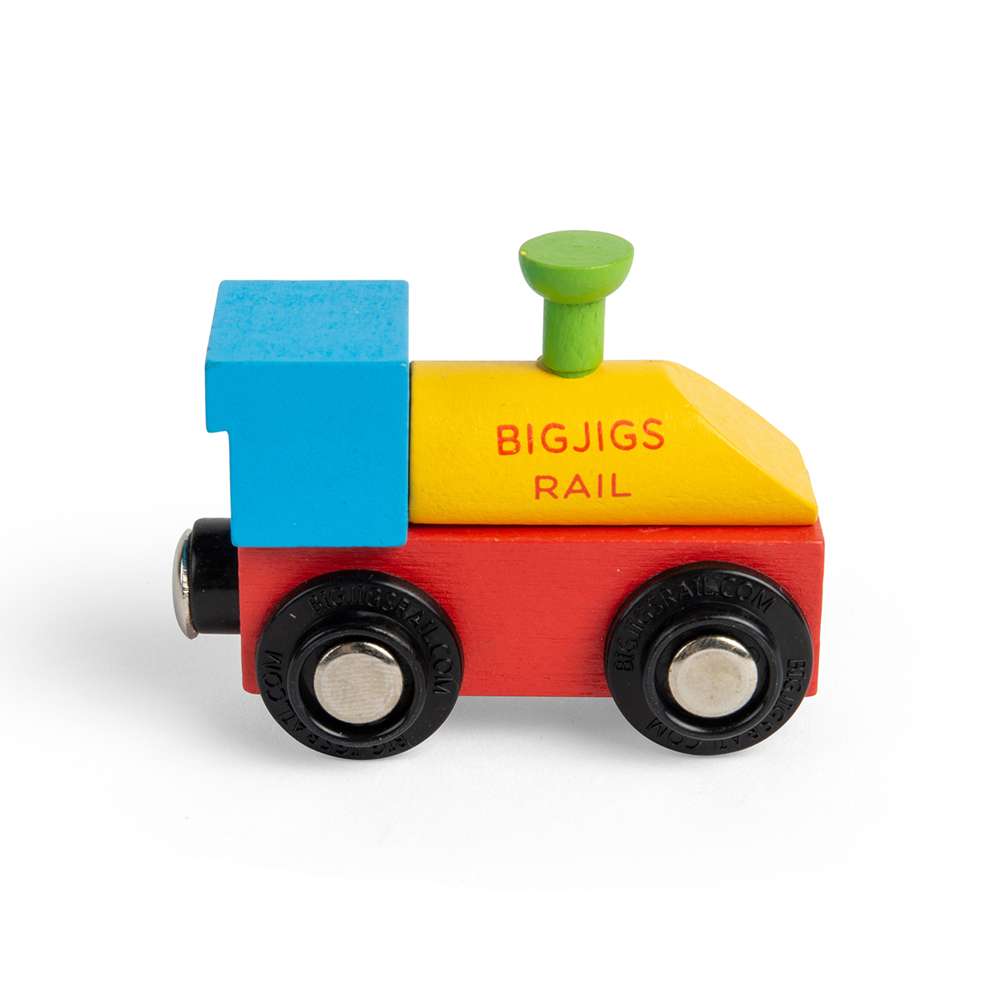 Wooden Rail Name Engine – Compatible Toy Train for Wooden Railway Track