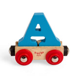 Wooden Train Letter A – Personalised Rail Name Carriage for Kids