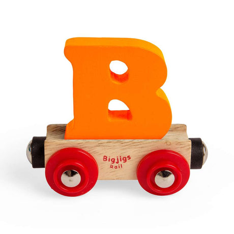 Wooden Train Name Letter B – Bigjigs Rail Personalised Railway Carriage