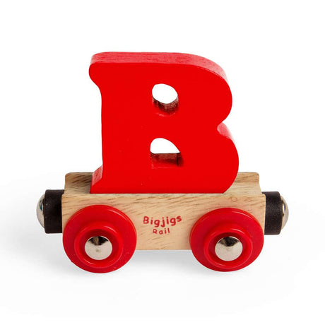 Wooden Train Name Letter B – Bigjigs Rail Personalised Railway Carriage