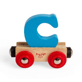 Personalised Wooden Train Letter C – Bigjigs Rail Name Carriage Toy