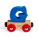 Bigjigs Rail Wooden Train Name Letter G – Custom Personalised Carriage