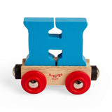 Bigjigs Rail Name Letter H – Wooden Train Personalised Carriage Toy