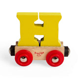 Bigjigs Rail Name Letter H – Wooden Train Personalised Carriage Toy