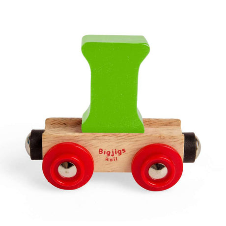 Personalised Wooden Train Carriage – Rail Name Letter or Number – I