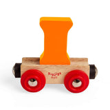 Personalised Wooden Train Carriage – Rail Name Letter or Number – I