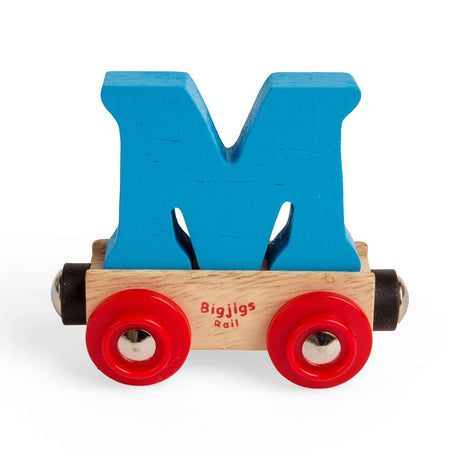 Rail Name Letters and Numbers M – Custom Train Track Sign Marker