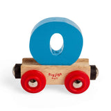 Wooden Train Rail Name Letter O – Personalised Bigjigs Railway Carriage