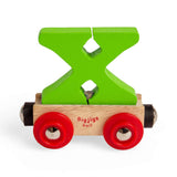 Bigjigs Rail Name Letters & Numbers – Personalised Wooden Train Accessory