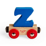Bigjigs Rail Name Letter Z – Wooden Train Carriage For Personalised Gifts