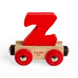 Bigjigs Rail Name Letter Z – Wooden Train Carriage For Personalised Gifts