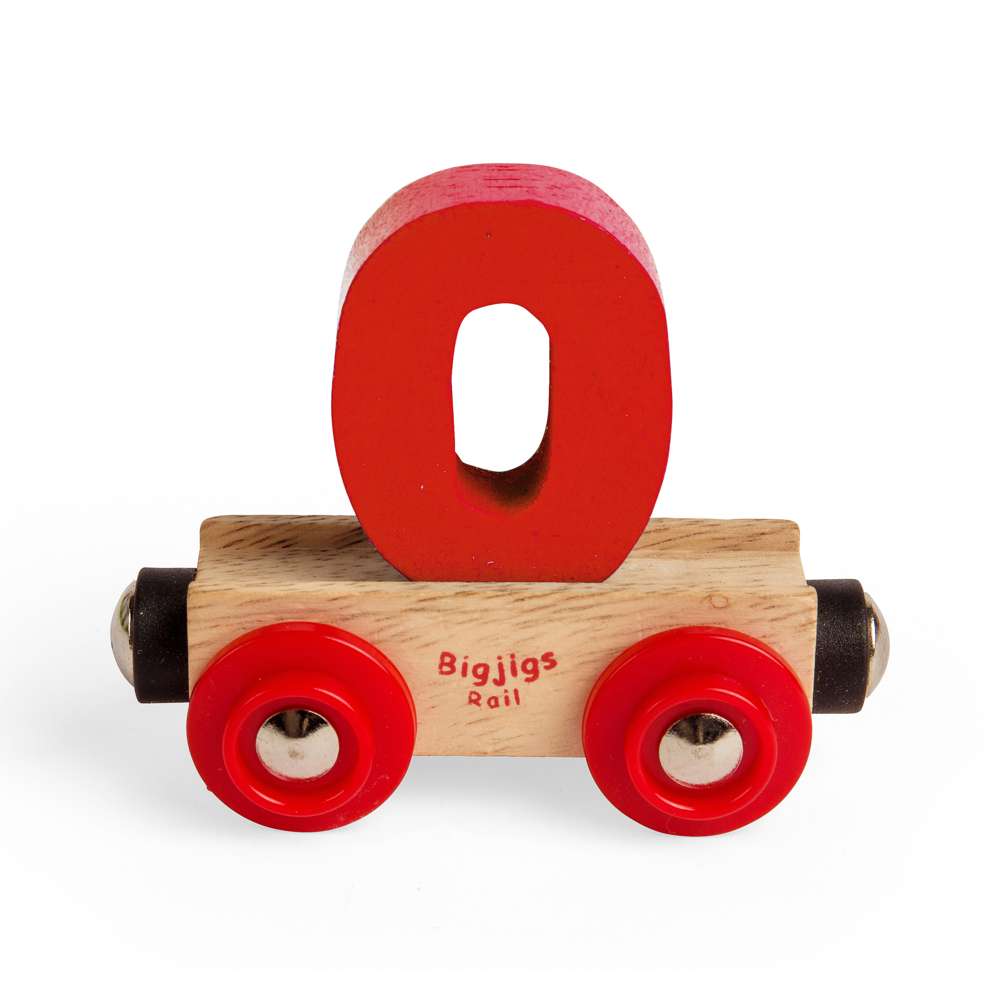 Wooden Train Rail Name Letters & Numbers – Personalize Toy Set 0