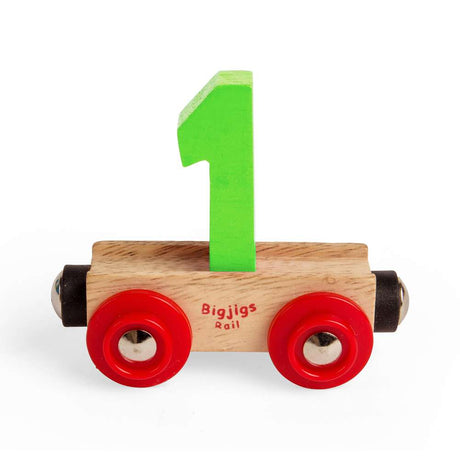 Wooden Train Track Letters & Numbers – Personalised Bigjigs Rail Accessories