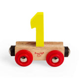 Wooden Train Track Letters & Numbers – Personalised Bigjigs Rail Accessories