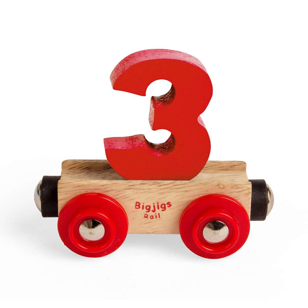 Rail Name Letters and Numbers – Personalised Wooden Train Set Add-On