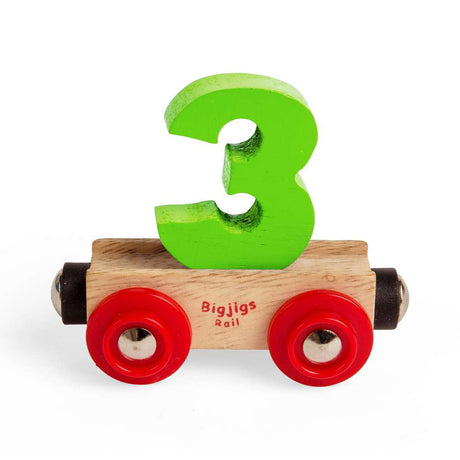 Rail Name Letters and Numbers – Personalised Wooden Train Set Add-On